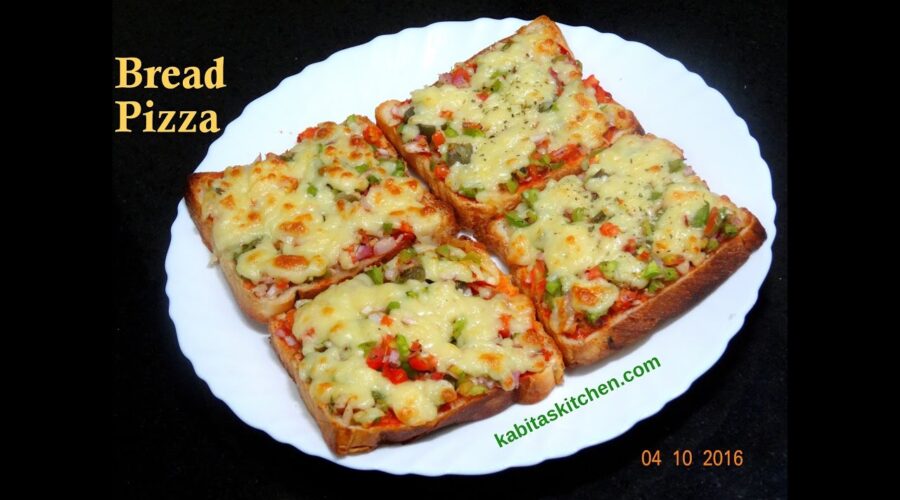 Bread Pizza Recipe | Quick and Easy Bread Pizza | Bread Pizza Recipe by kabitaskitchen