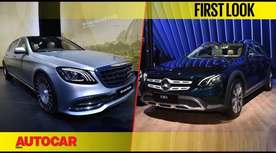 Mercedes-Maybach S 650 & Mercedes-Benz E-class All-Terrain | First Look | Auto Expo | Autocar India