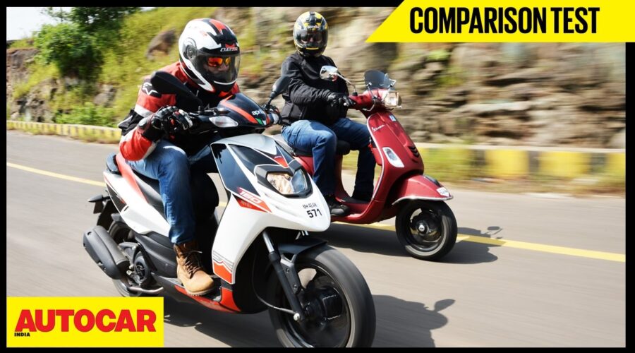 Aprilia SR 150 VS Vespa SXL 150 | Comparison Test | Autocar India