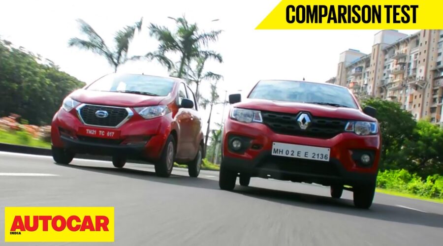 Renault Kwid VS Datsun Redigo | Comparison Test | Autocar India