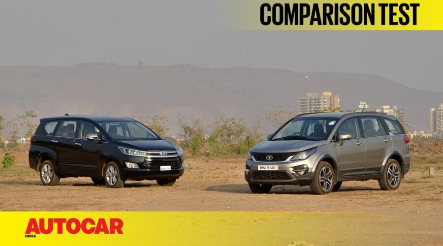 Tata Hexa vs Toyota Innova Crysta | Comparison Test | Autocar India