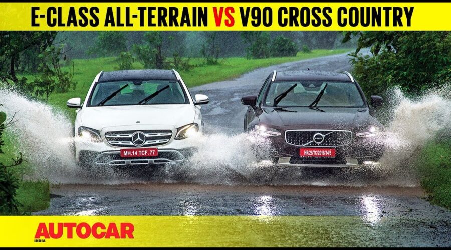 Mercedes-Benz E-class All-Terrain vs Volvo V90 Cross Country | Comparison Test | Autocar India