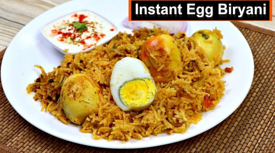 अंडा बिरयानी की सबसे आसान रेसिपी | Instant Egg Biryani | Anda Biryani Recipe | KabitasKitchen