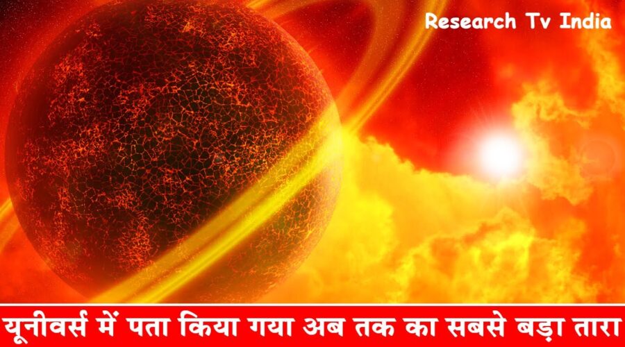 ब्रह्मांड का सबसे बड़ा तारा| Biggest Stars In The Universe|Largest Star in the Observable Universe