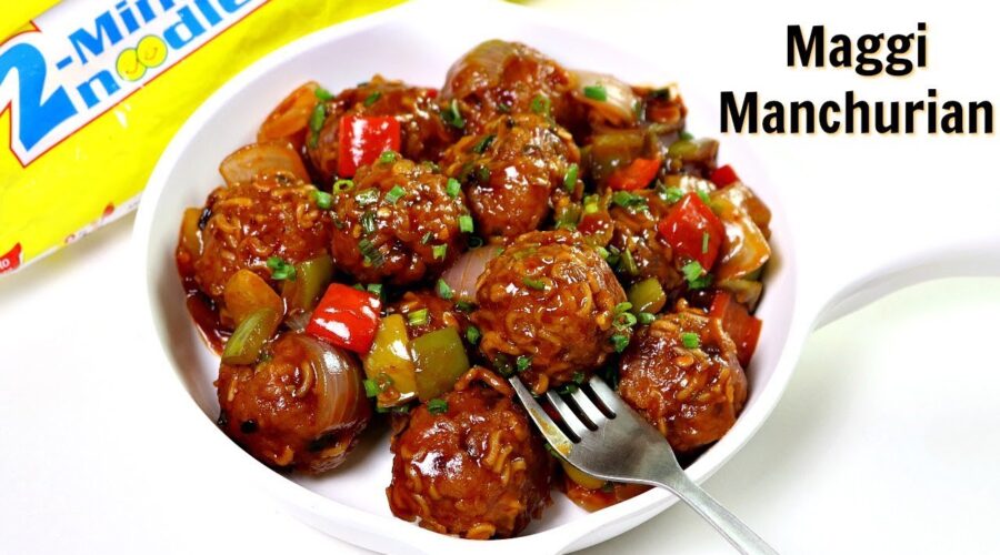 मैगी के क्रिस्पी मंचूरियन | Maggi Manchurian Recipe | Veg Manchurian Recipe | Maggi | KabitasKitchen