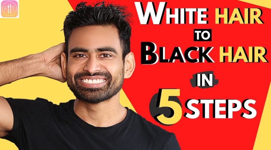 White Hair to Black Hair Naturally in 5 Steps (100% Guaranteed Ayurvedic Routine)