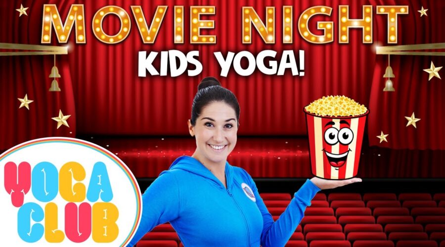 Movie Night Kids Yoga! 🍿🎬 Yoga Club (Week 14) | Cosmic Kids