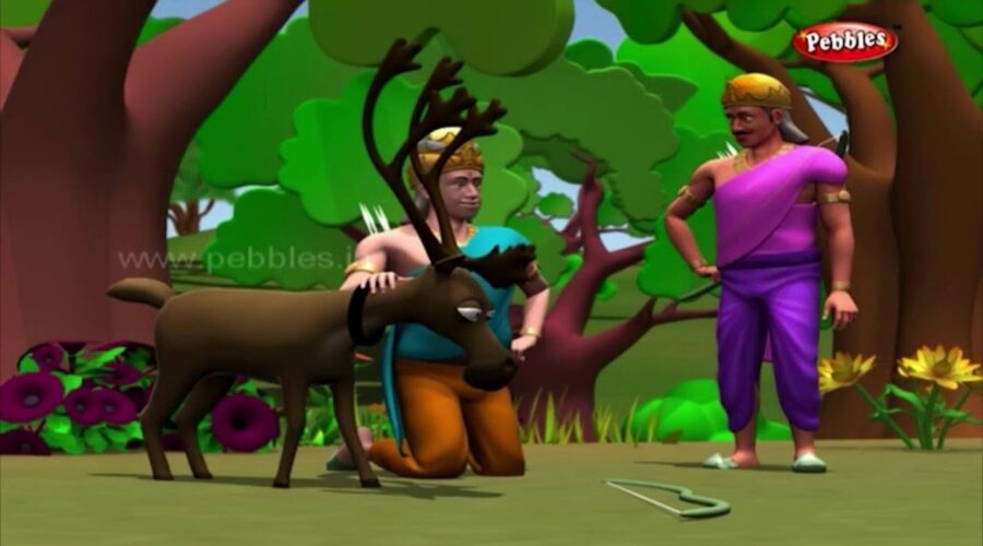 King and Noble Deer | 3D Panchatantra Tales in Hindi | 3D Moral Stories in Hindi