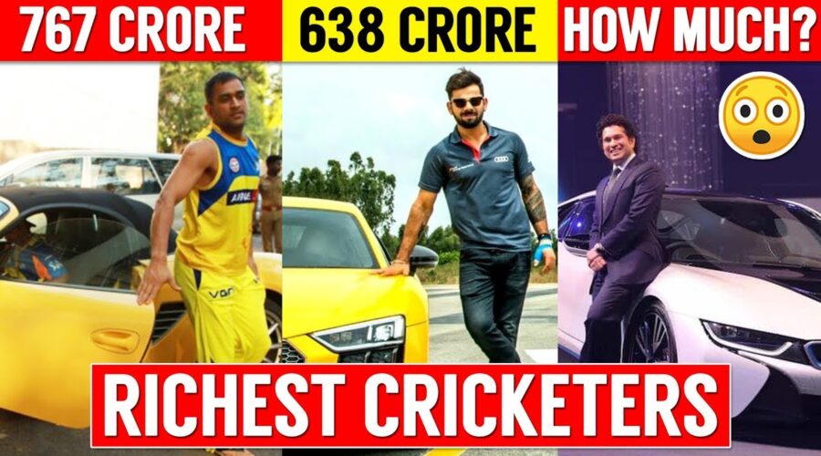 TOP 10 RICHEST CRICKETERS IN THE WORLD | Virat Kohli | MS Dhoni | Salary Net Worth