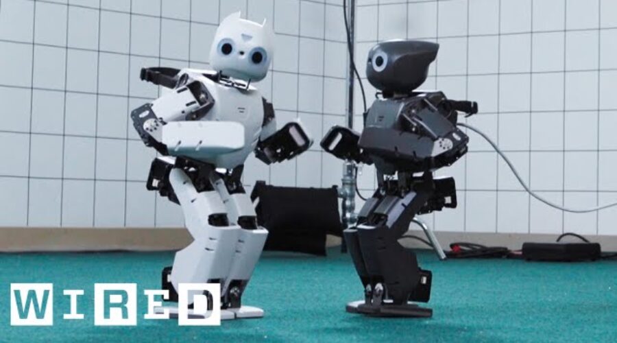 Robot Running Man Challenge | WIRED Lab