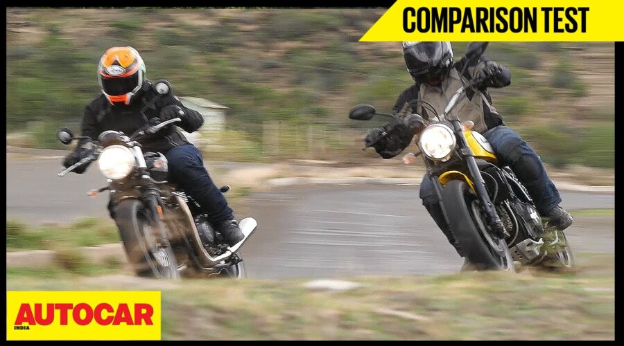 Triumph Bonneville Street Twin VS Ducati Scrambler Icon | Comparison Test | Autocar India